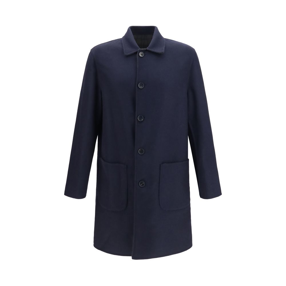 Blue Wool Oves Aries Coat