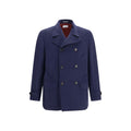 Blue Wool Oves Aries Coat