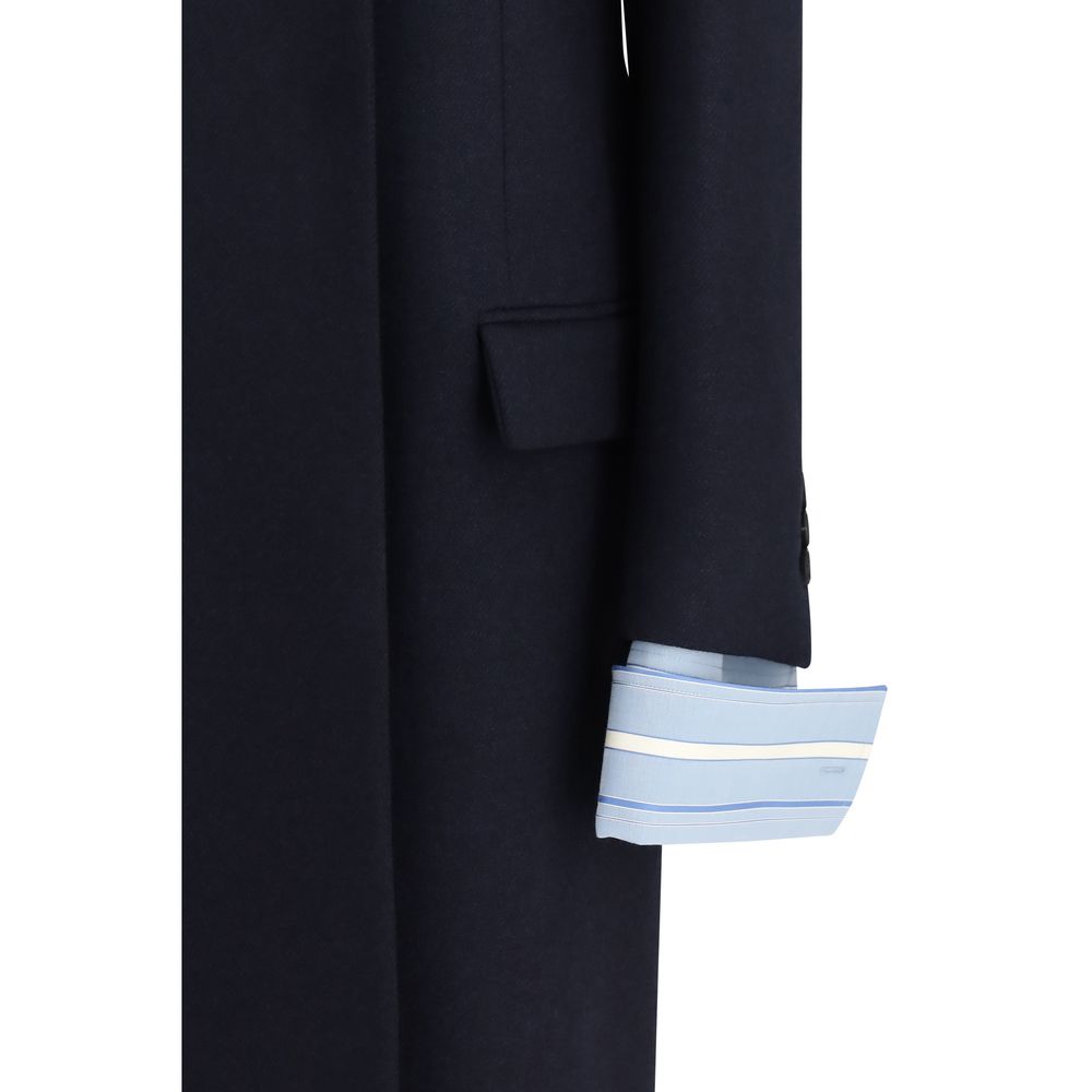 Blue Wool Oves Aries Coat