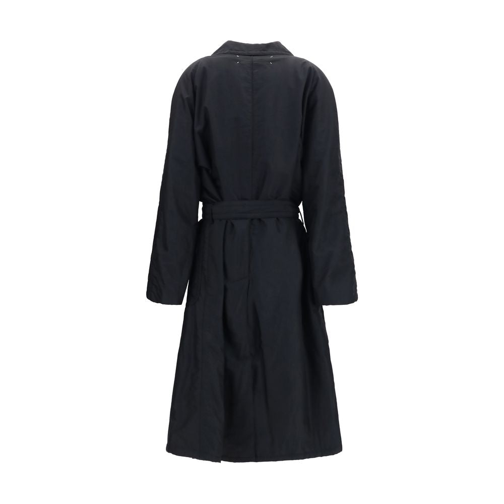 Black Wool Oves Aries Coat