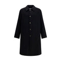 Black Wool Oves Aries Coat