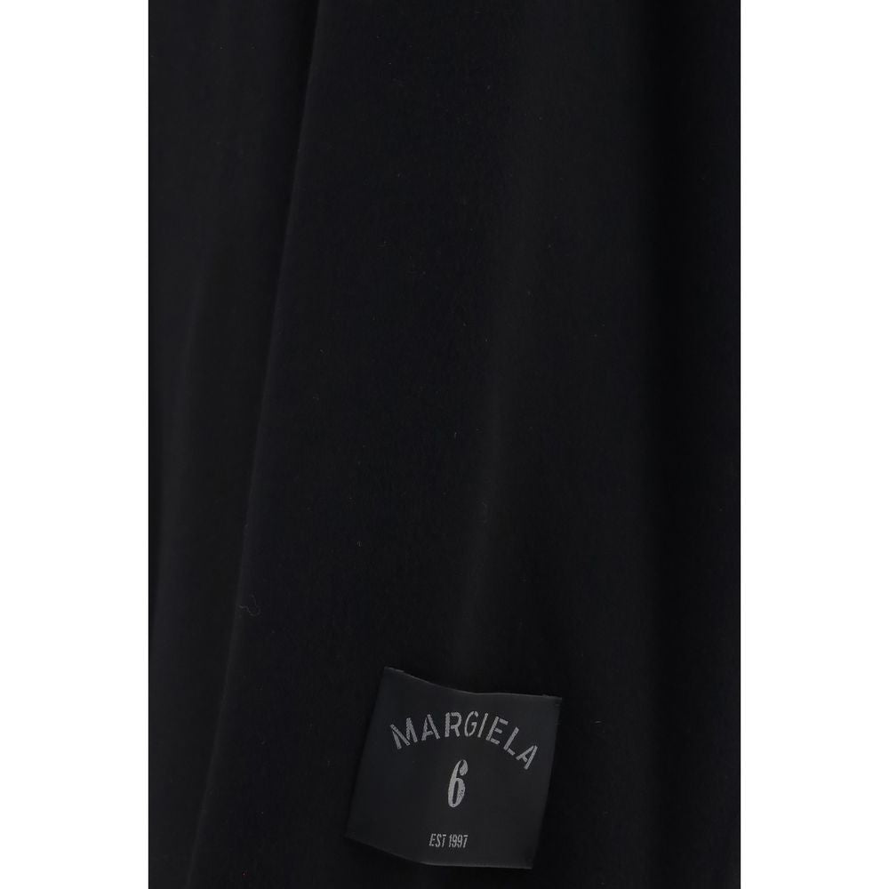 Black Wool Oves Aries Coat