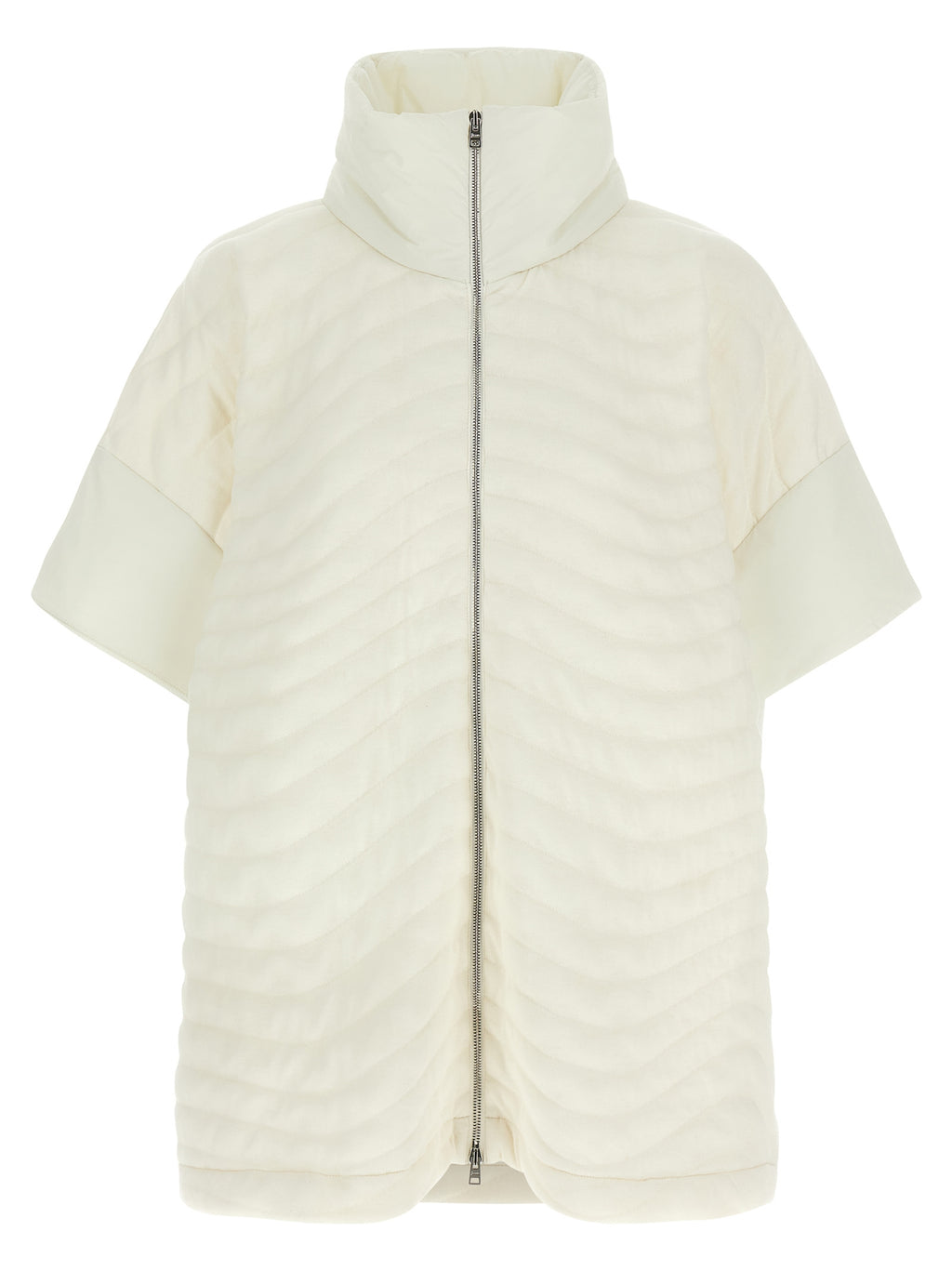 White Polyester Coat