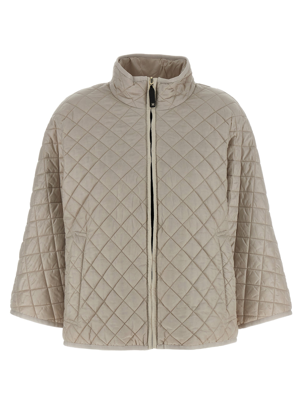 Gray Polyester Coat
