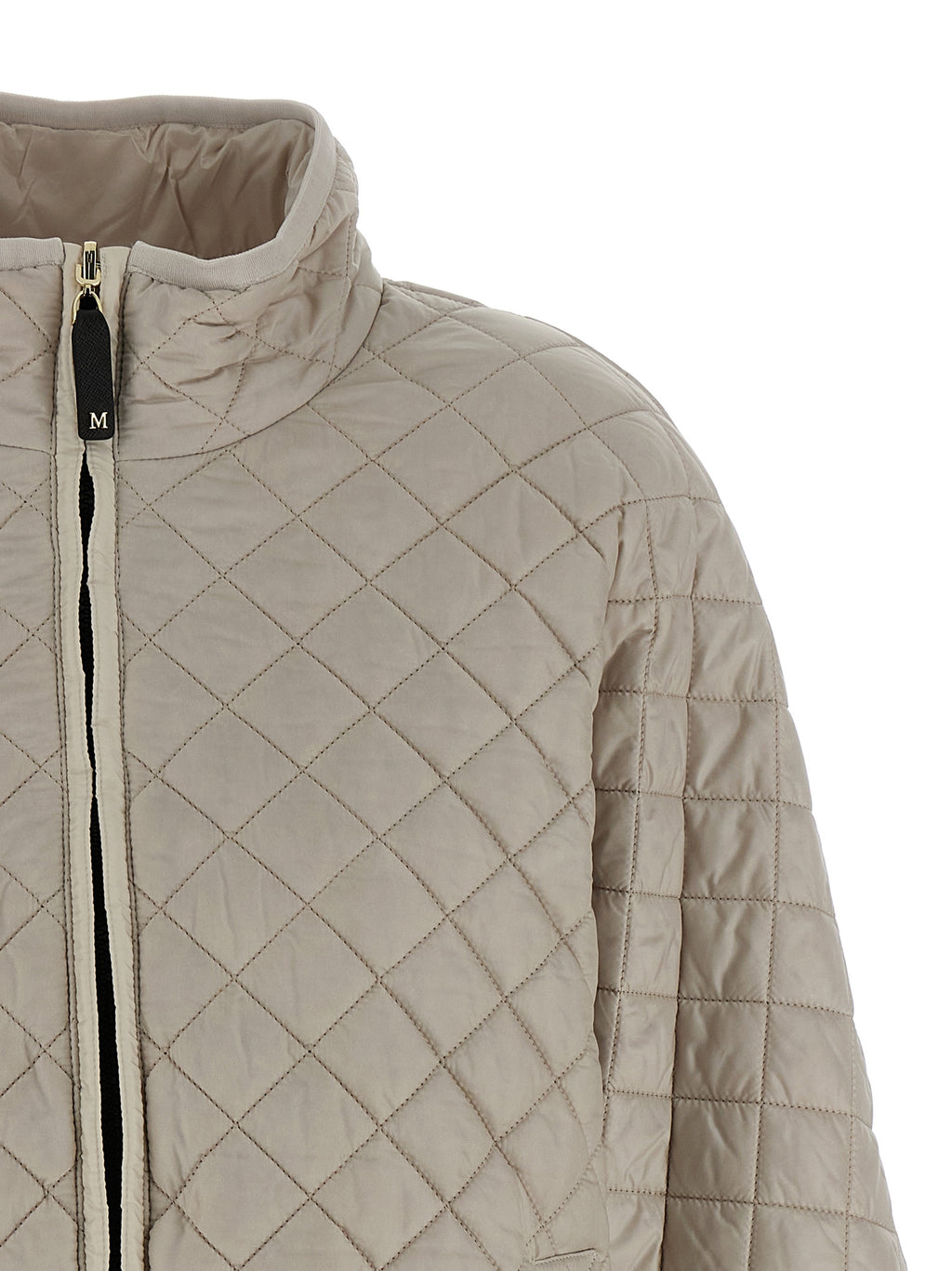 Gray Polyester Coat