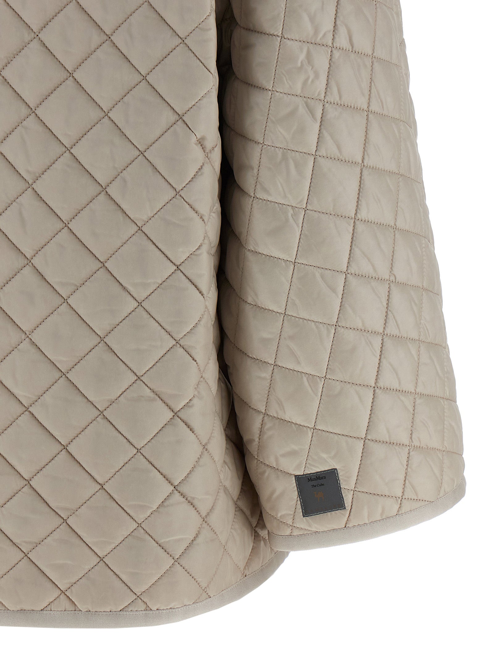 Gray Polyester Coat