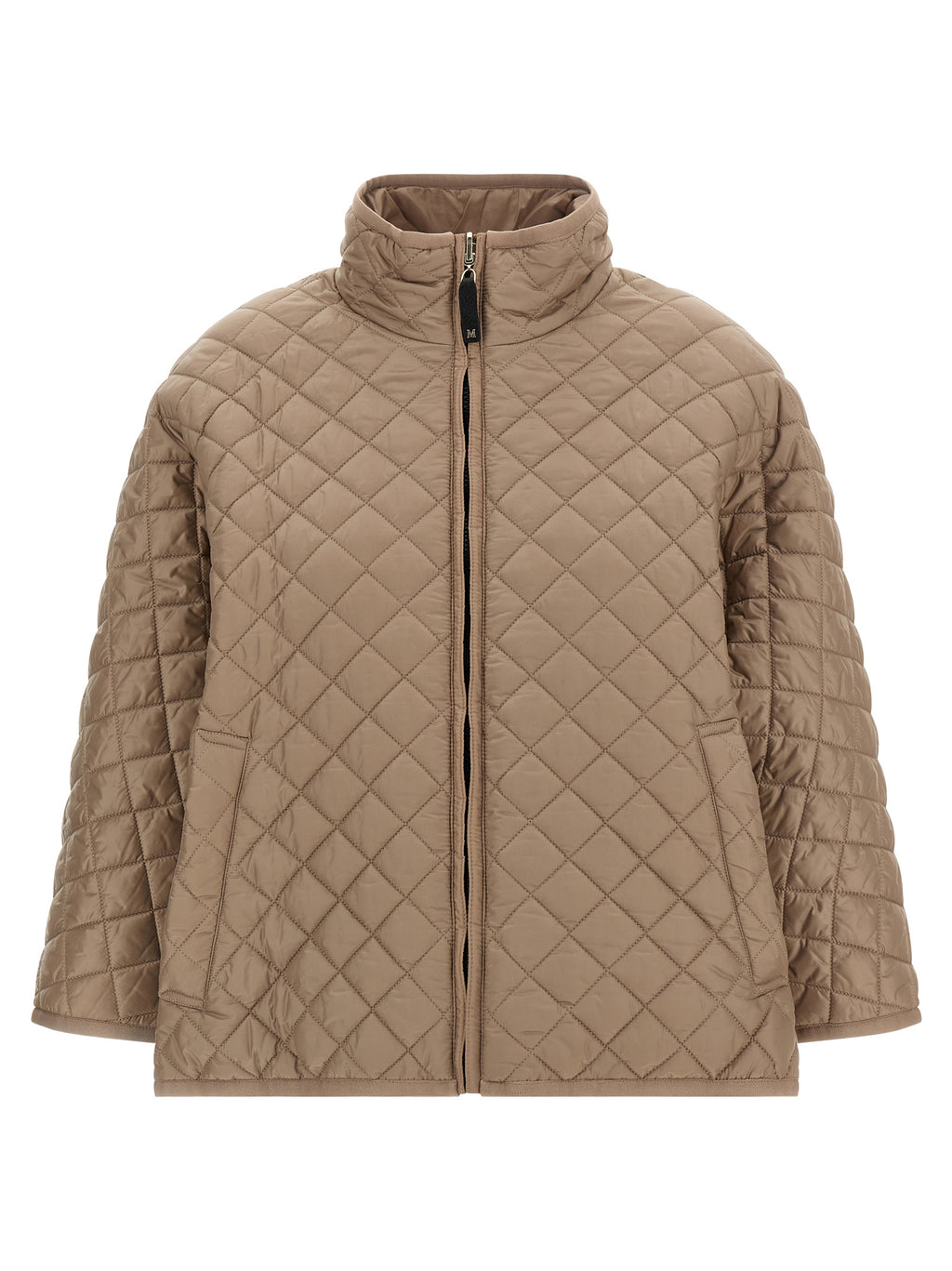 Beige Polyester Coat
