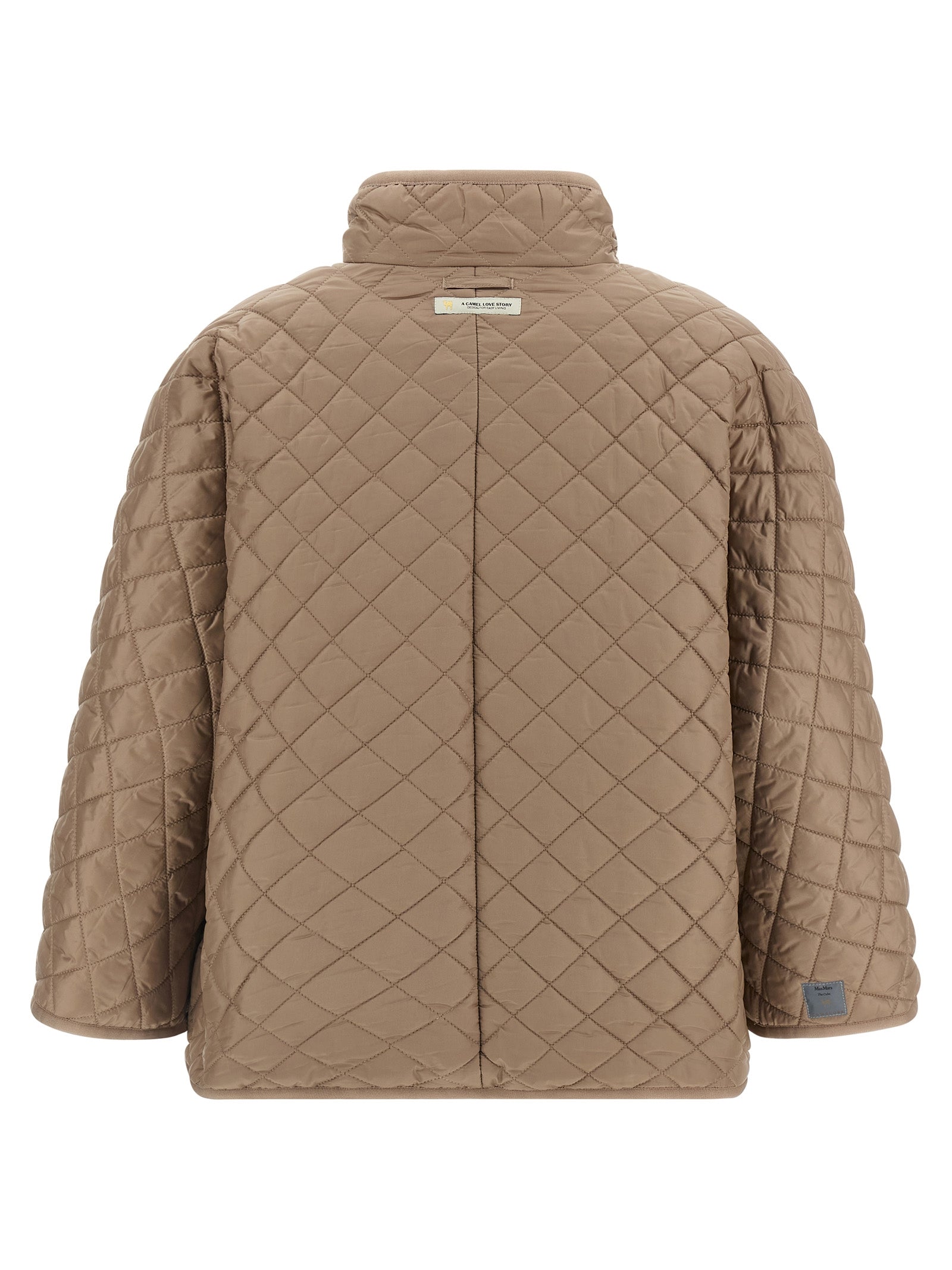 Beige Polyester Coat