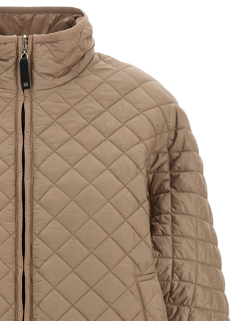 Beige Polyester Coat