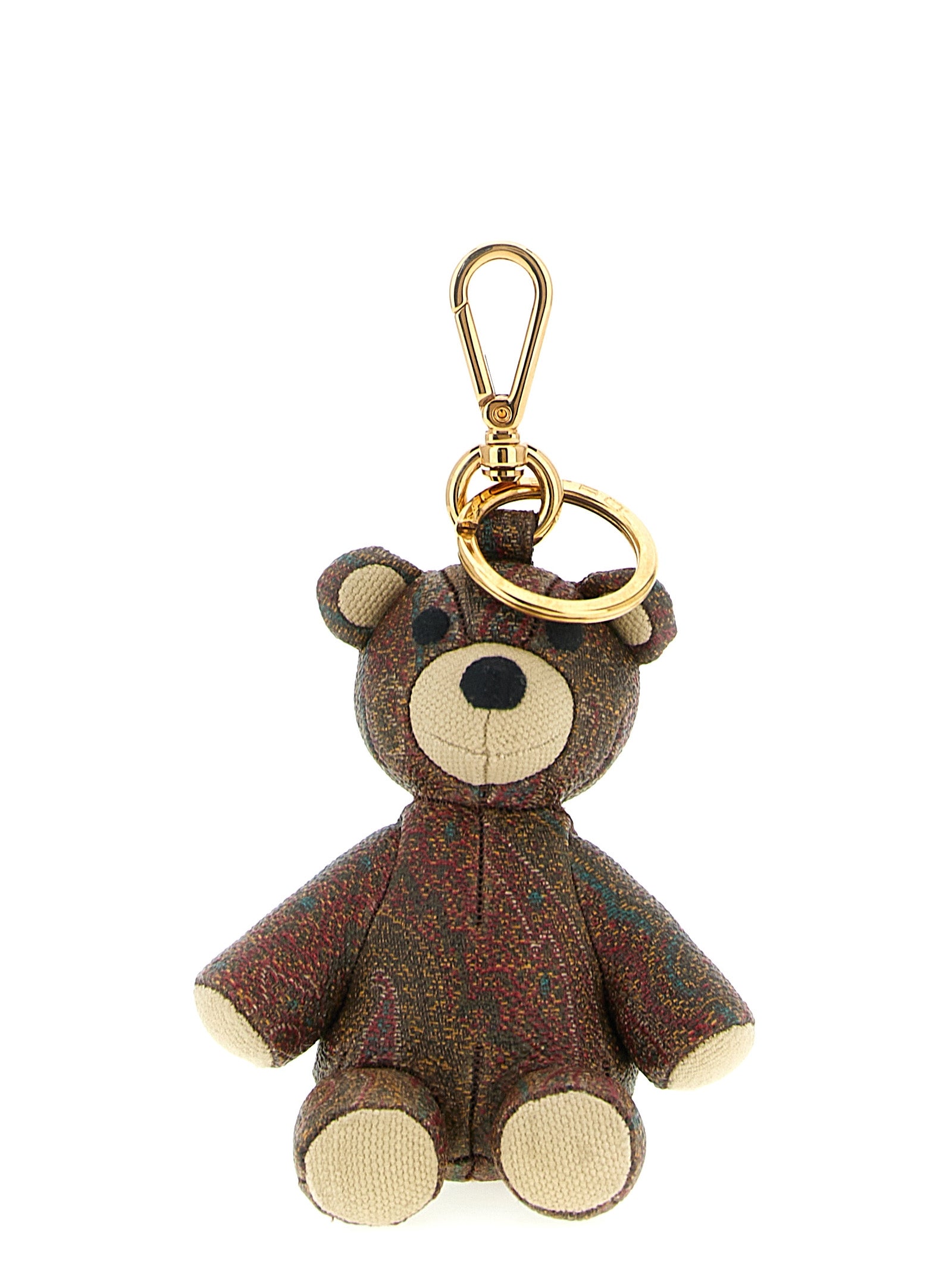 Brown Cotton Keychain