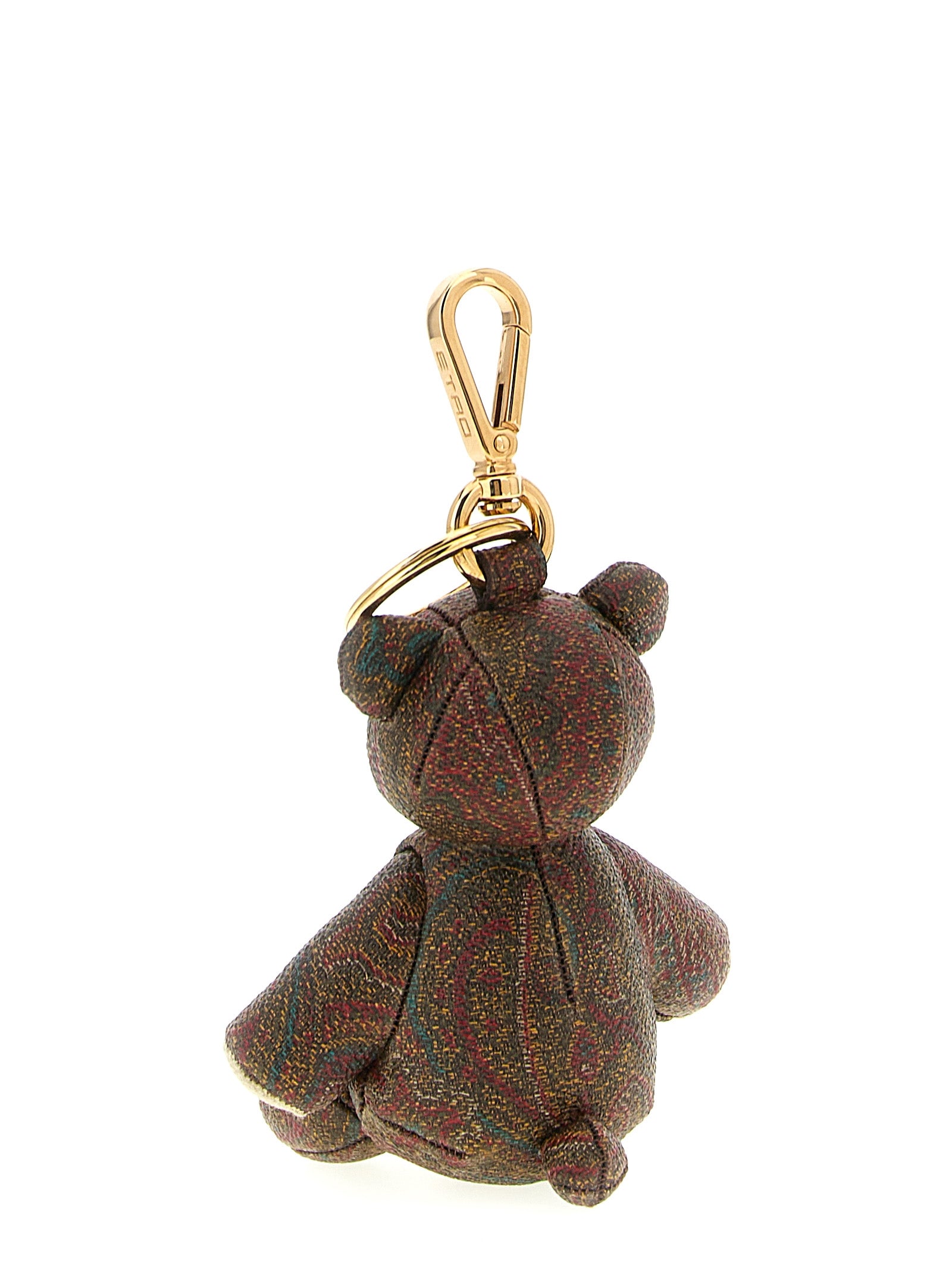 Brown Cotton Keychain