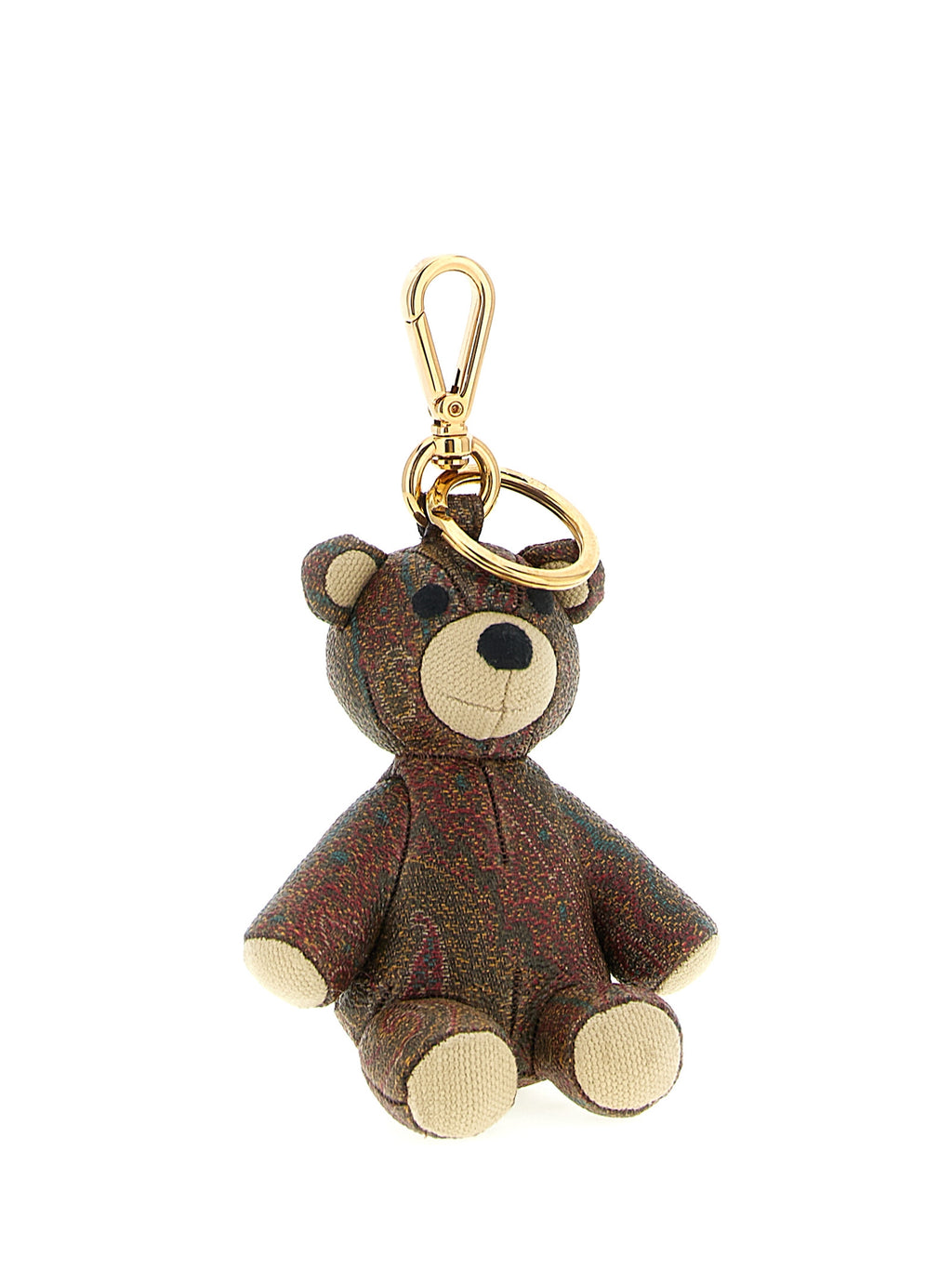 Brown Cotton Keychain
