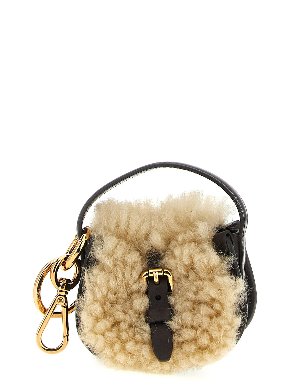 Multicolor Calfskin Keychain