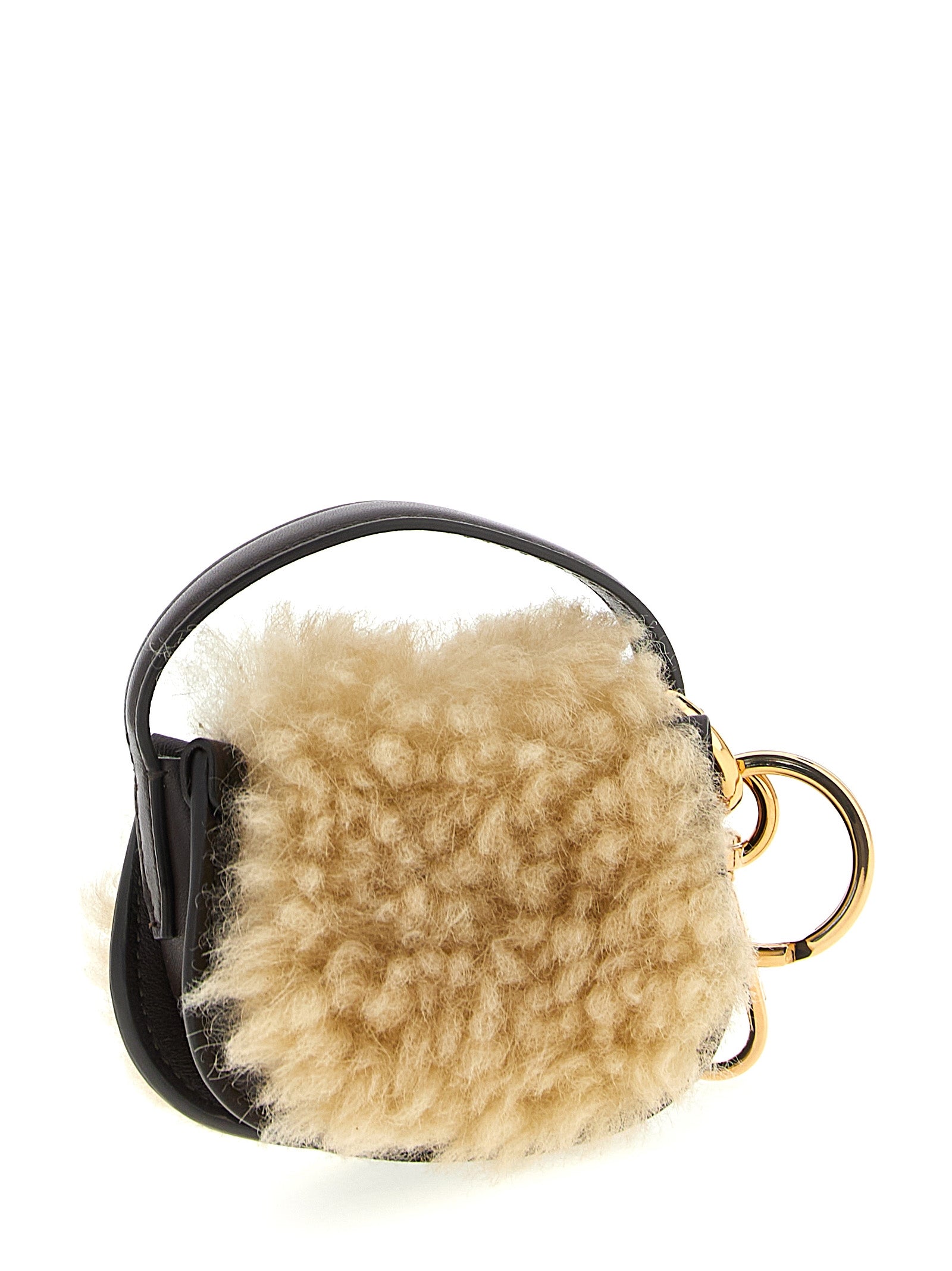 Multicolor Calfskin Keychain