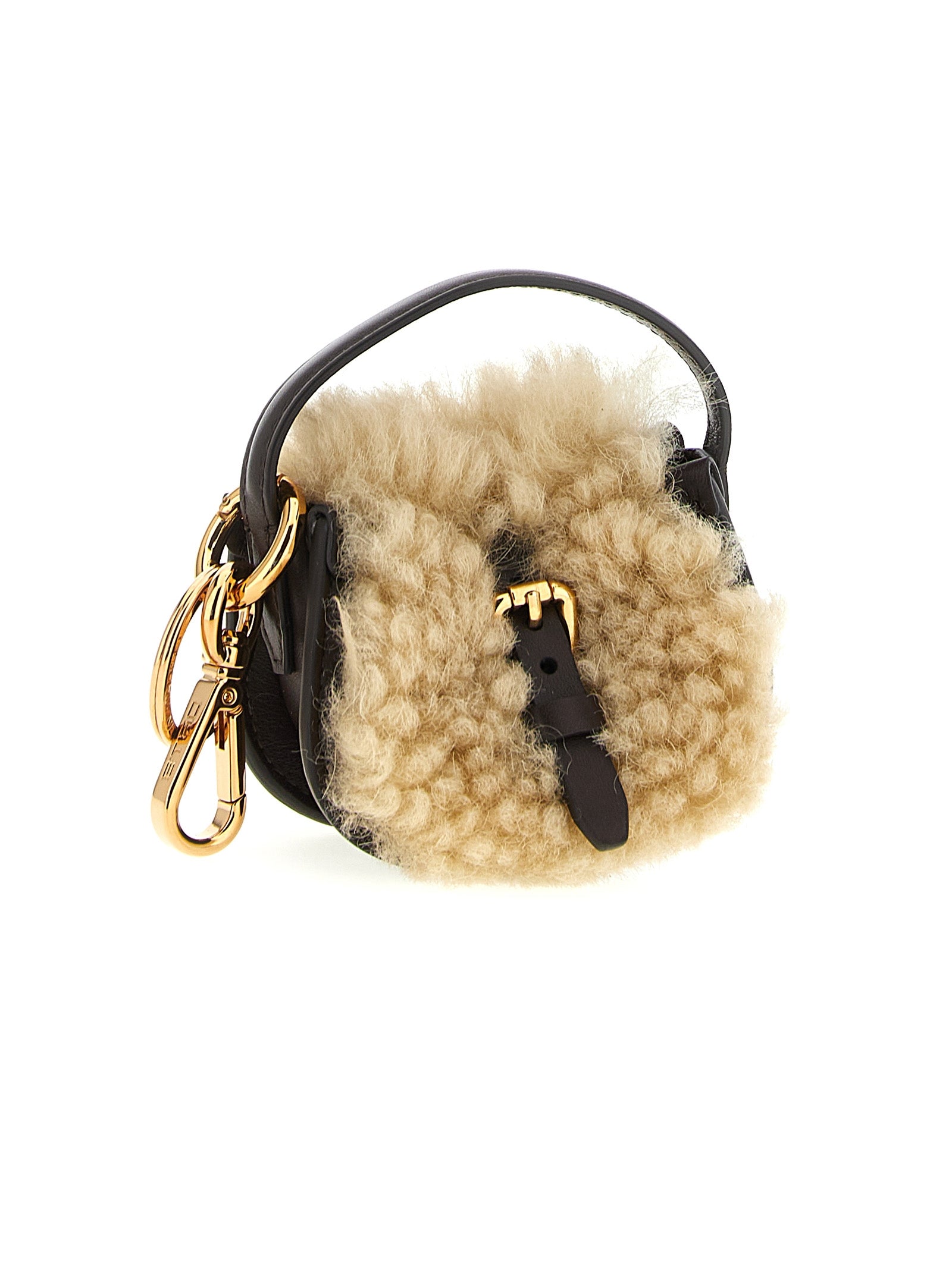 Multicolor Calfskin Keychain