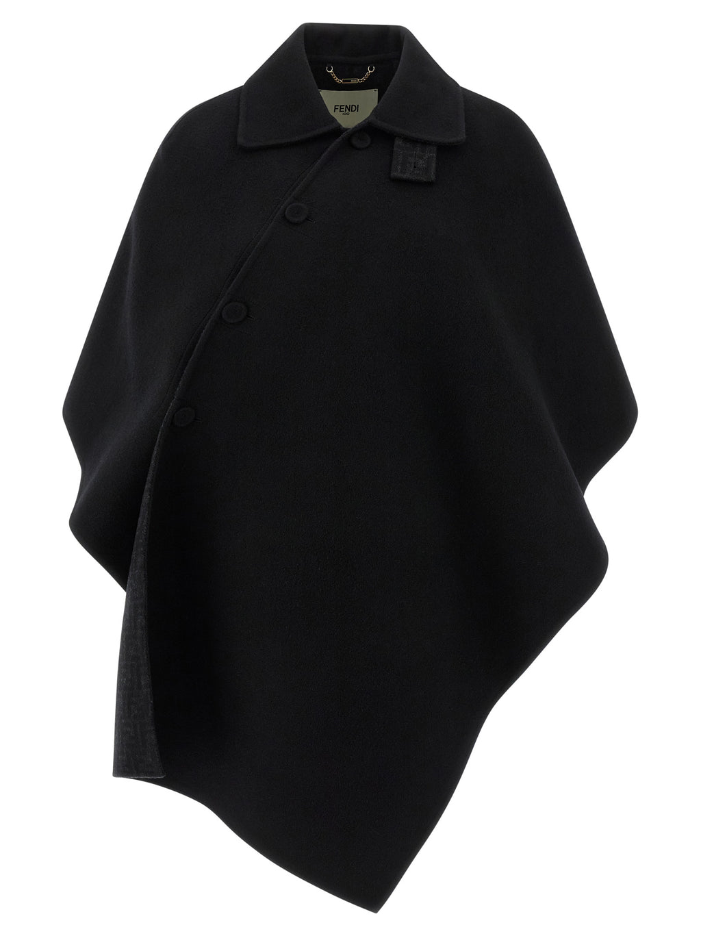 Black Virgin Wool Coat