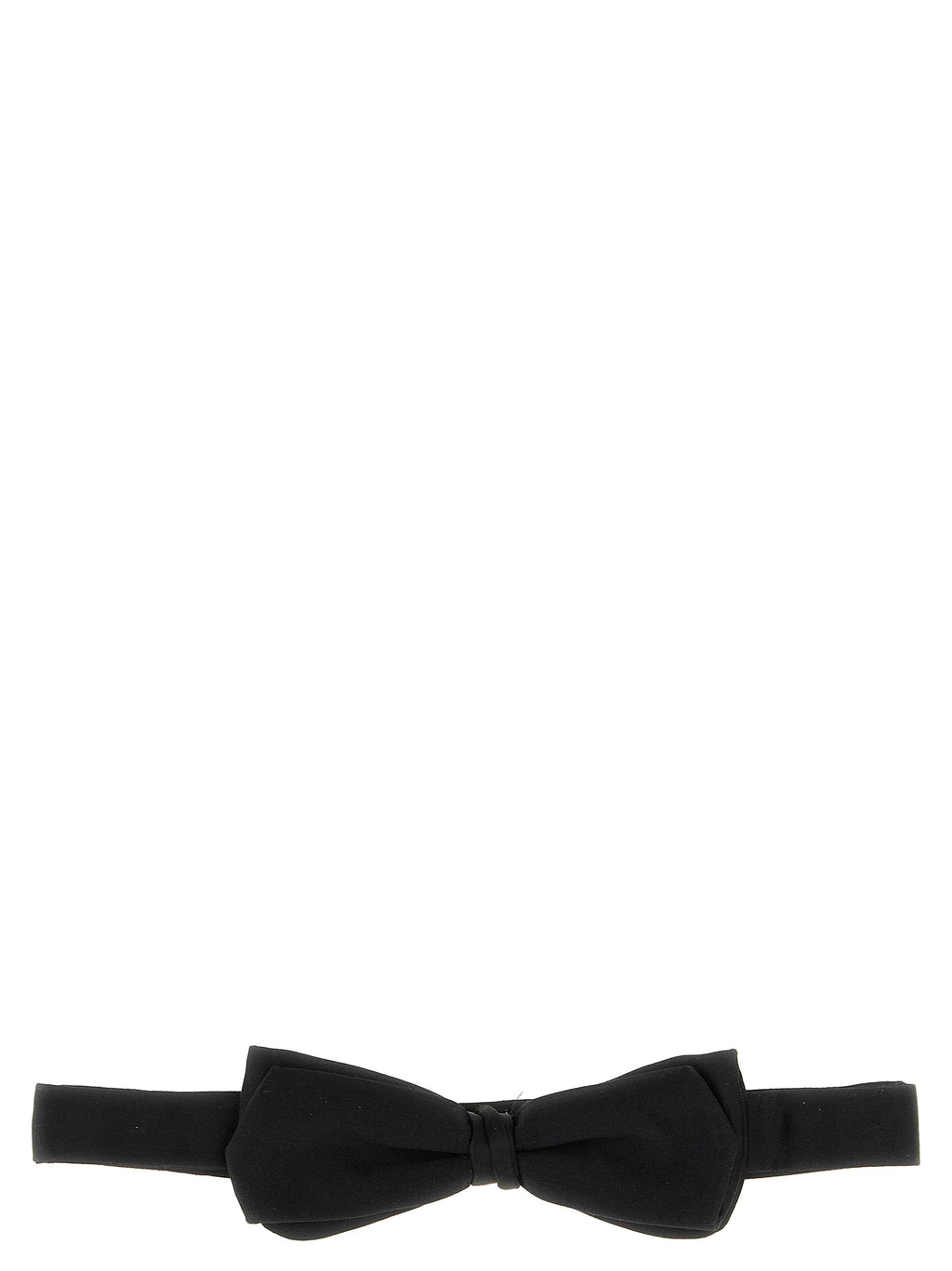 Black Silk Bowtie