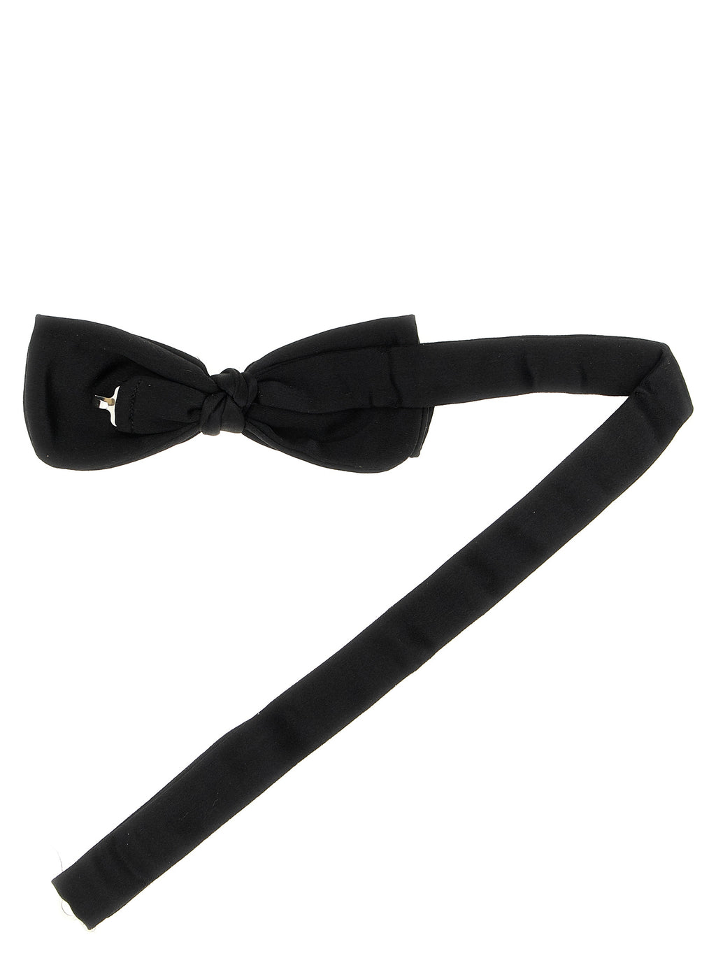 Black Silk Bowtie