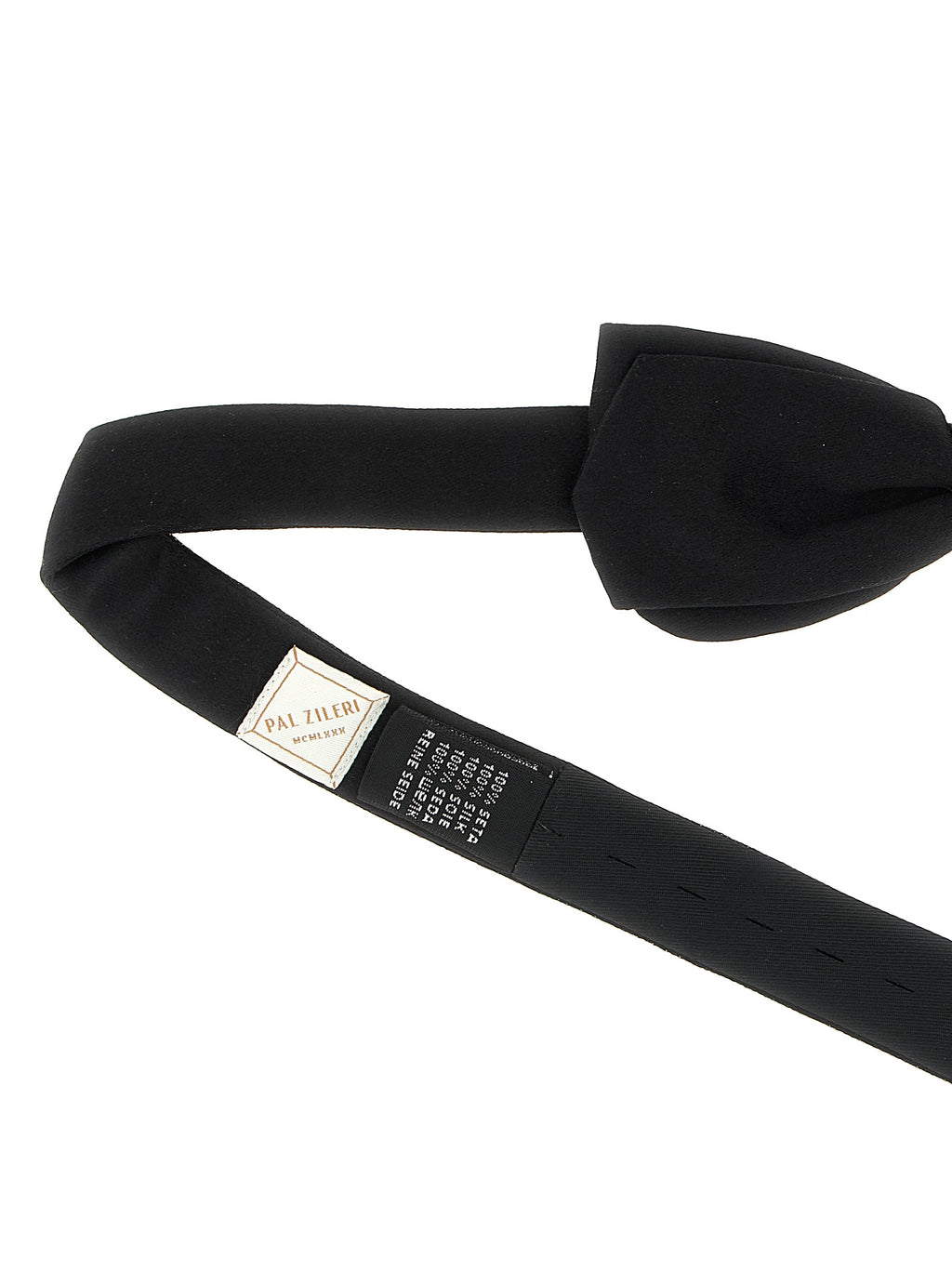 Black Silk Bowtie