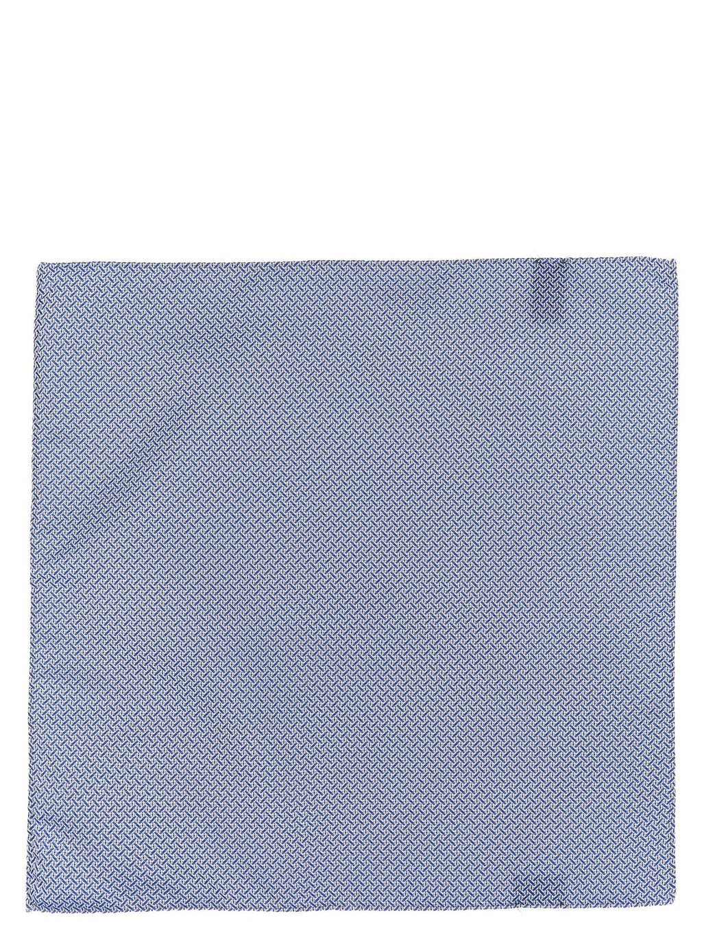 Blue Polyester Pocket Square