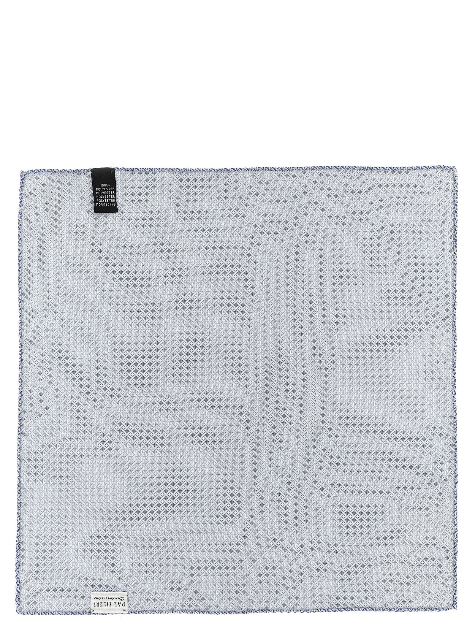 Blue Polyester Pocket Square