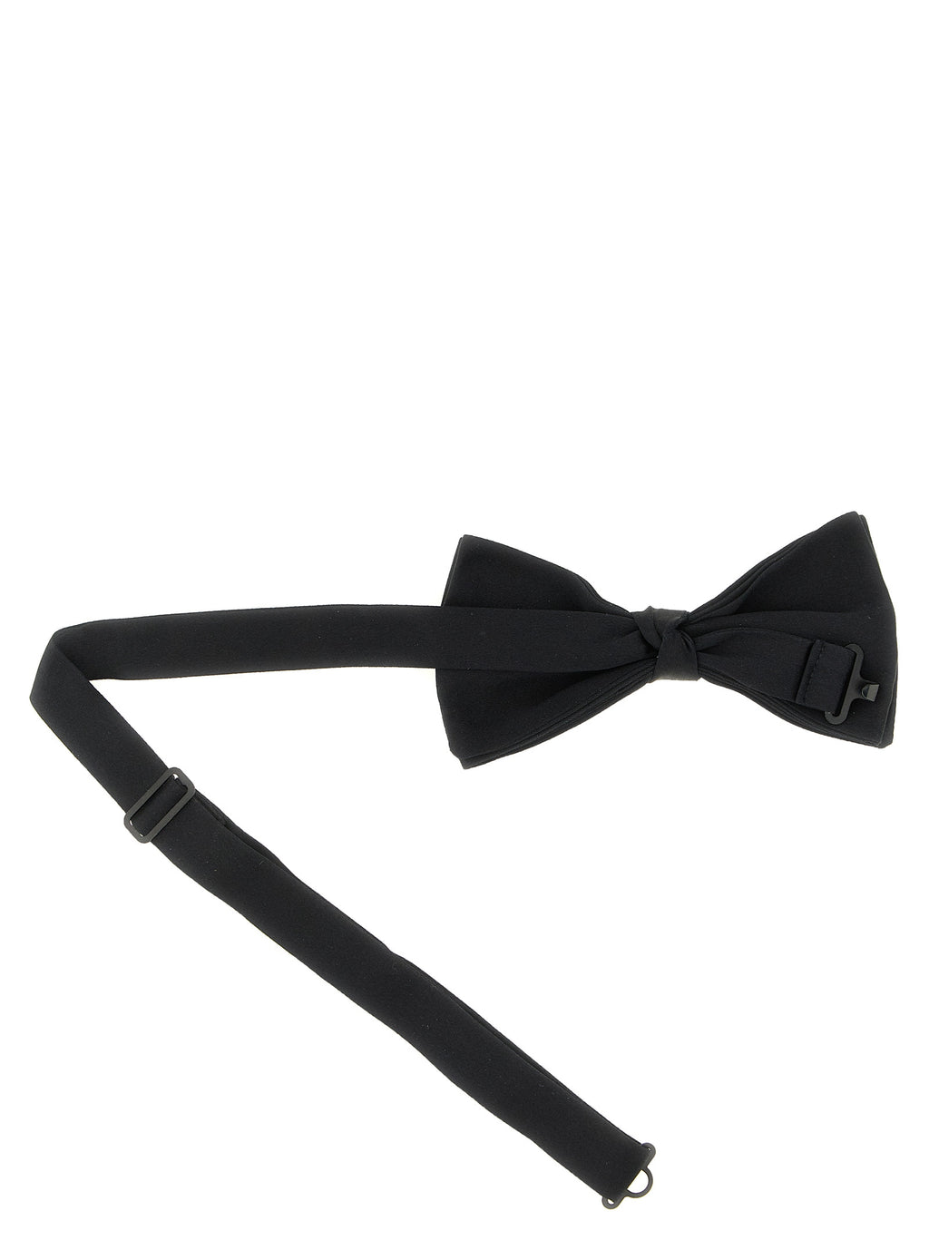 Black Silk Bowtie