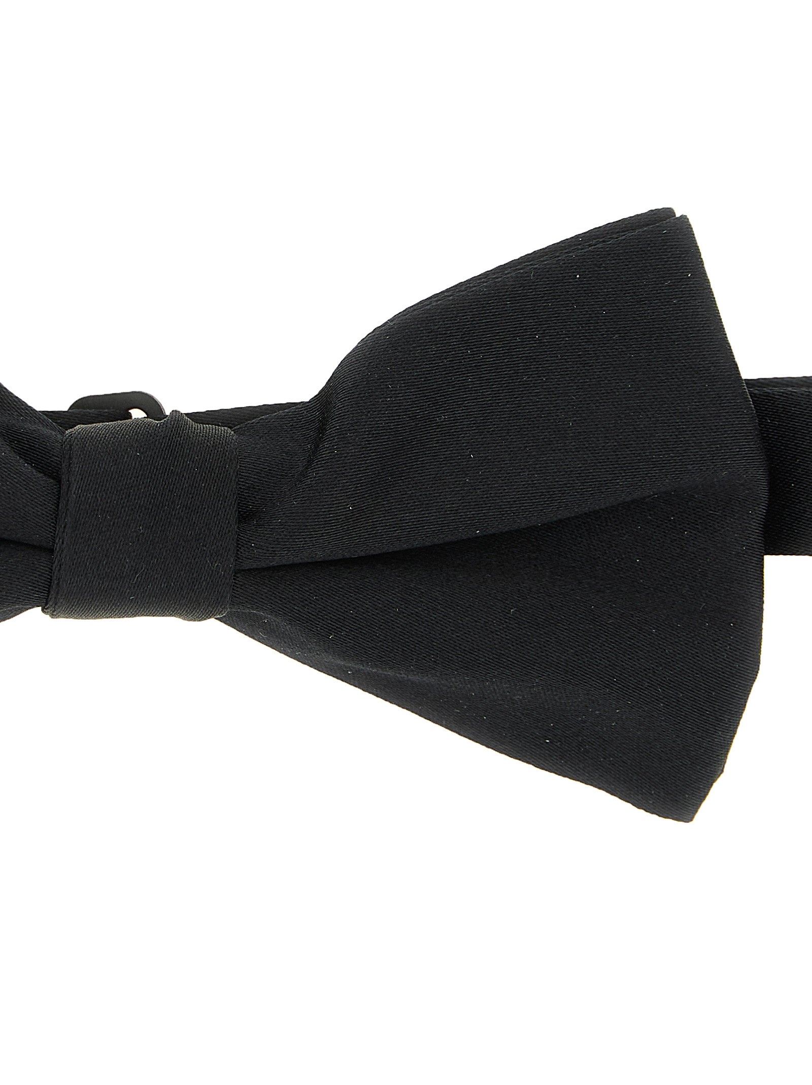 Black Silk Bowtie