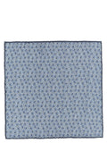 Blue Silk Pocket Square
