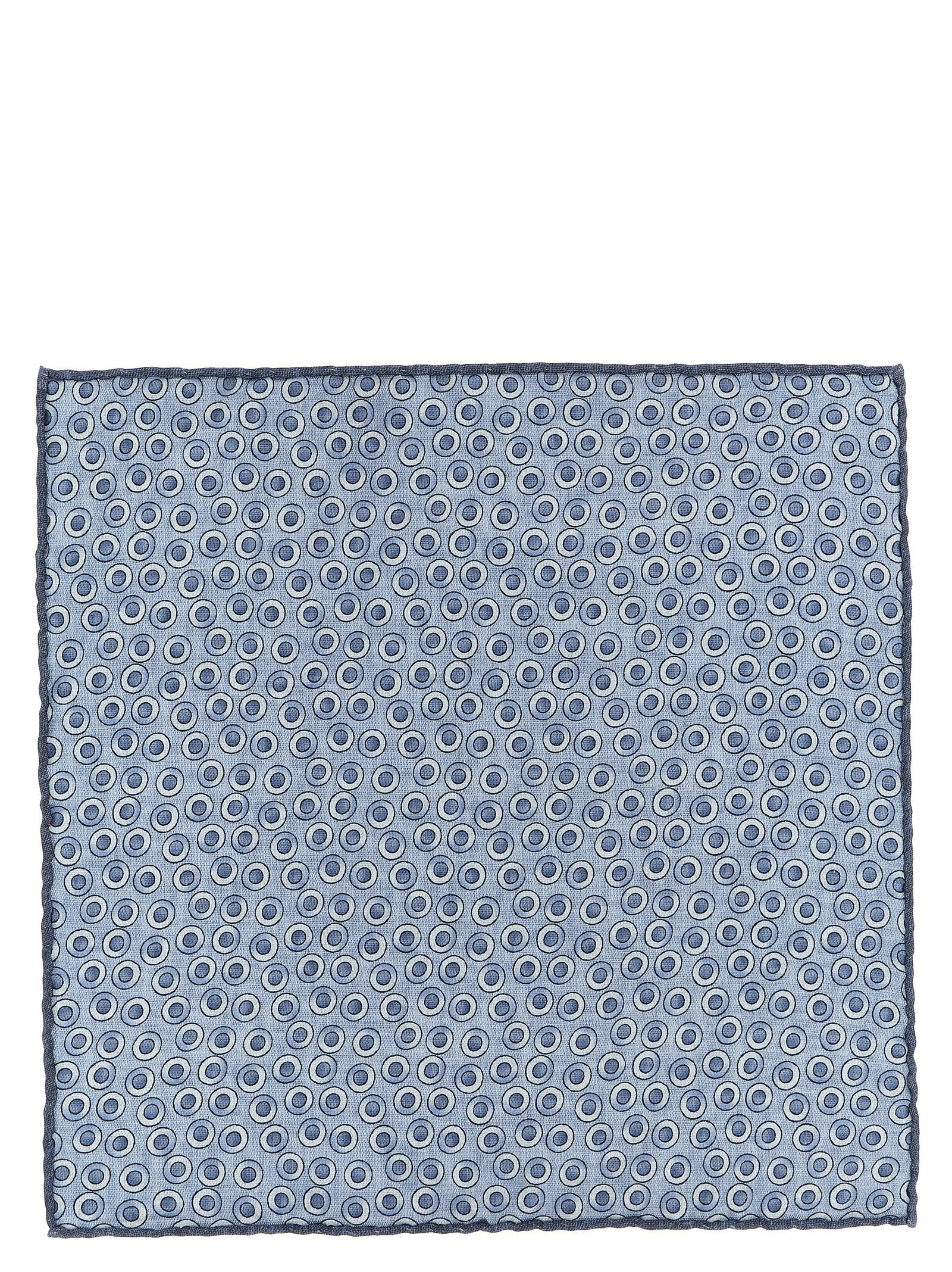 Blue Silk Pocket Square