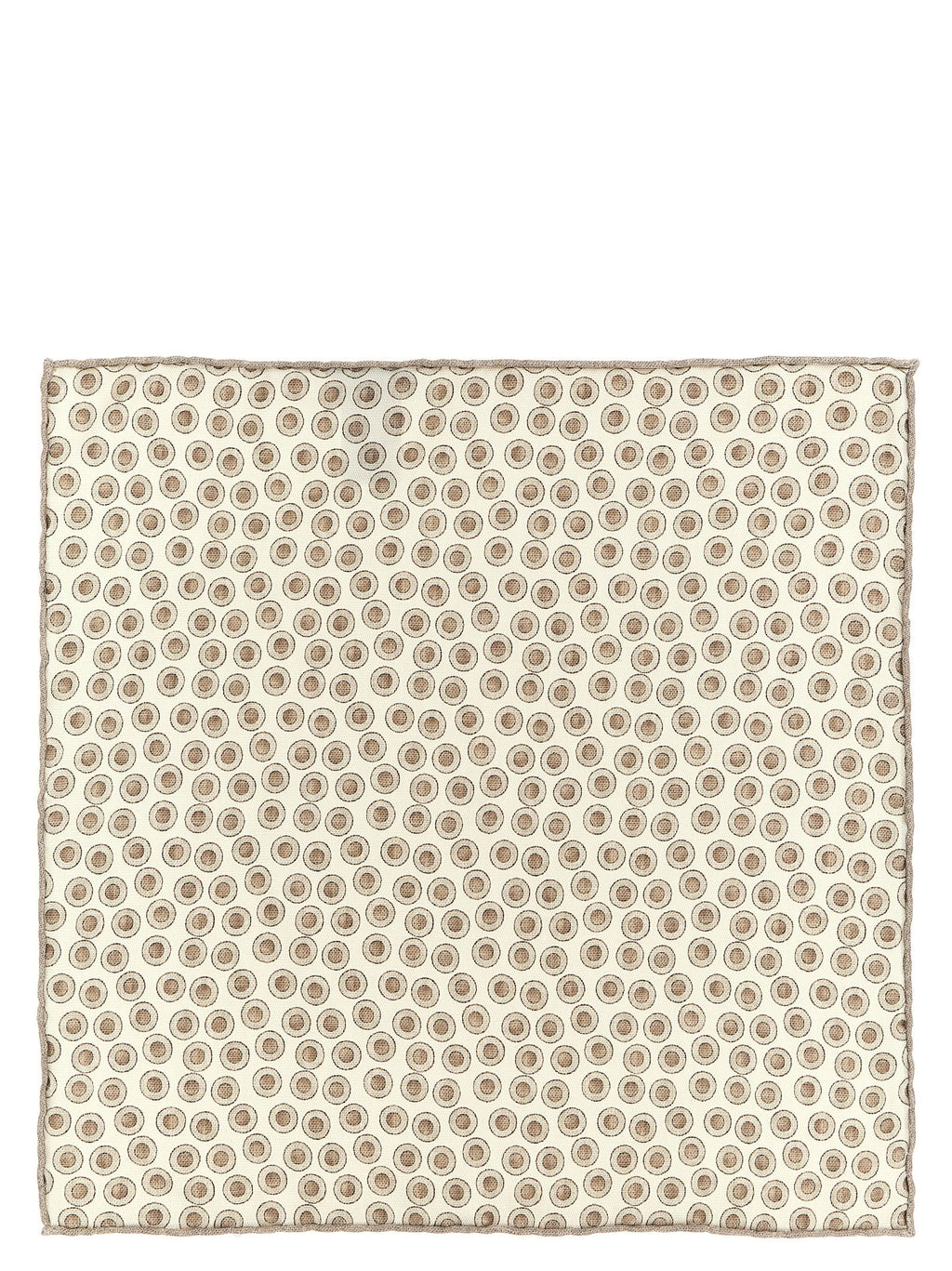 Beige Silk Foulard