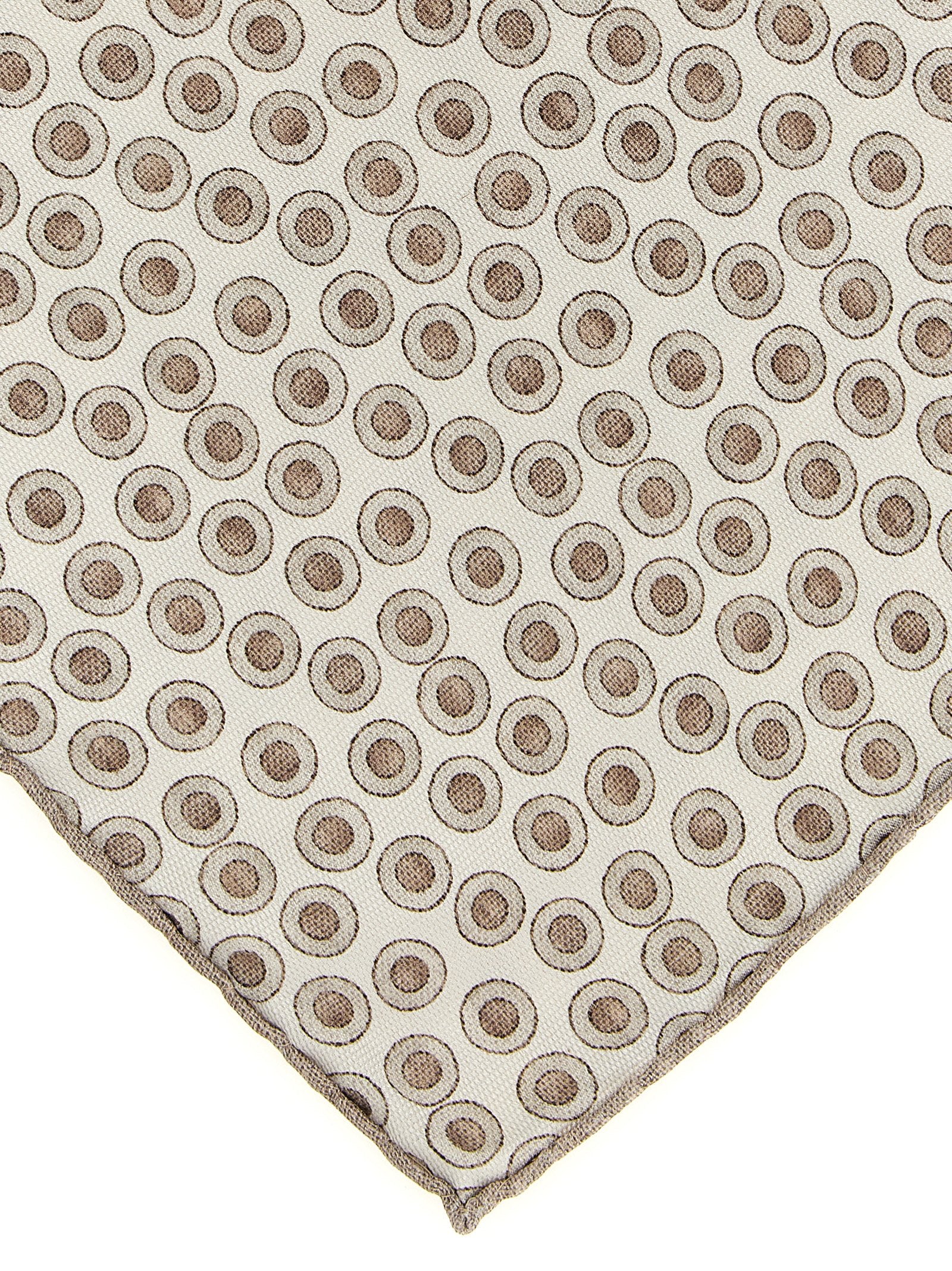 Beige Silk Foulard