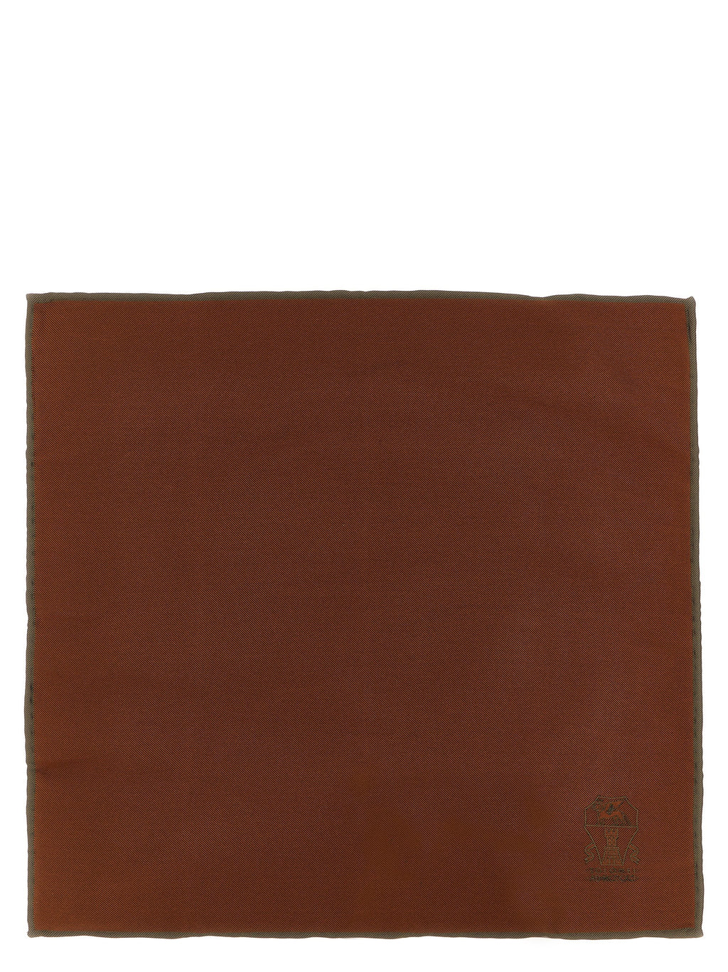 Brown Silk Scarf