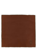 Brown Silk Scarf