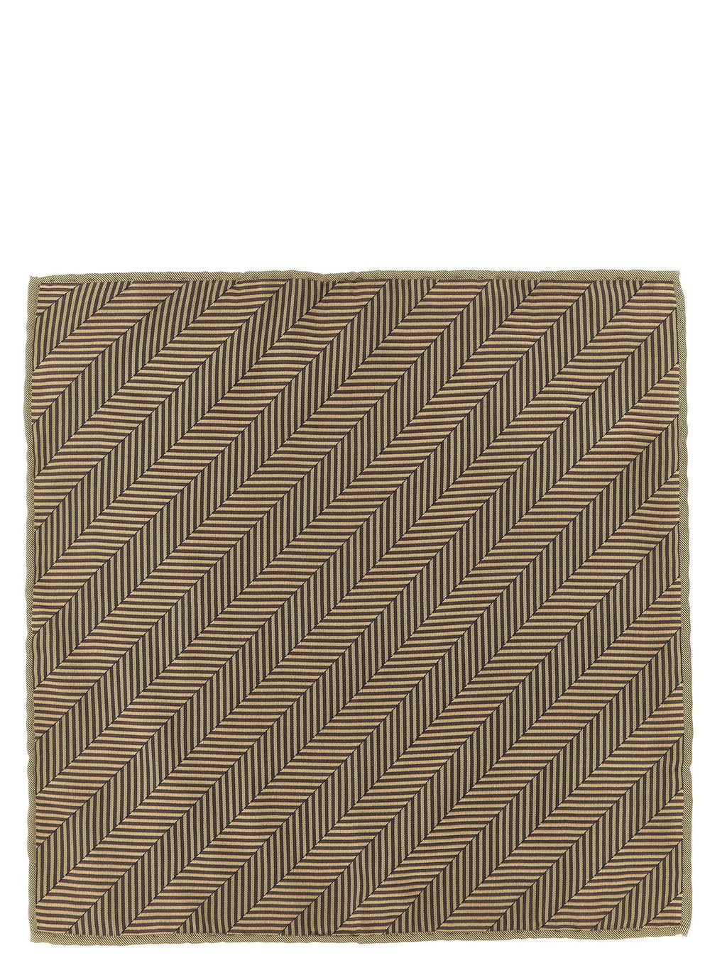 Beige Silk Pocket Square