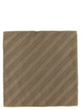 Beige Silk Pocket Square