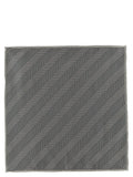Gray Silk Pocket Square