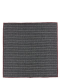 Gray Silk Pocket Square