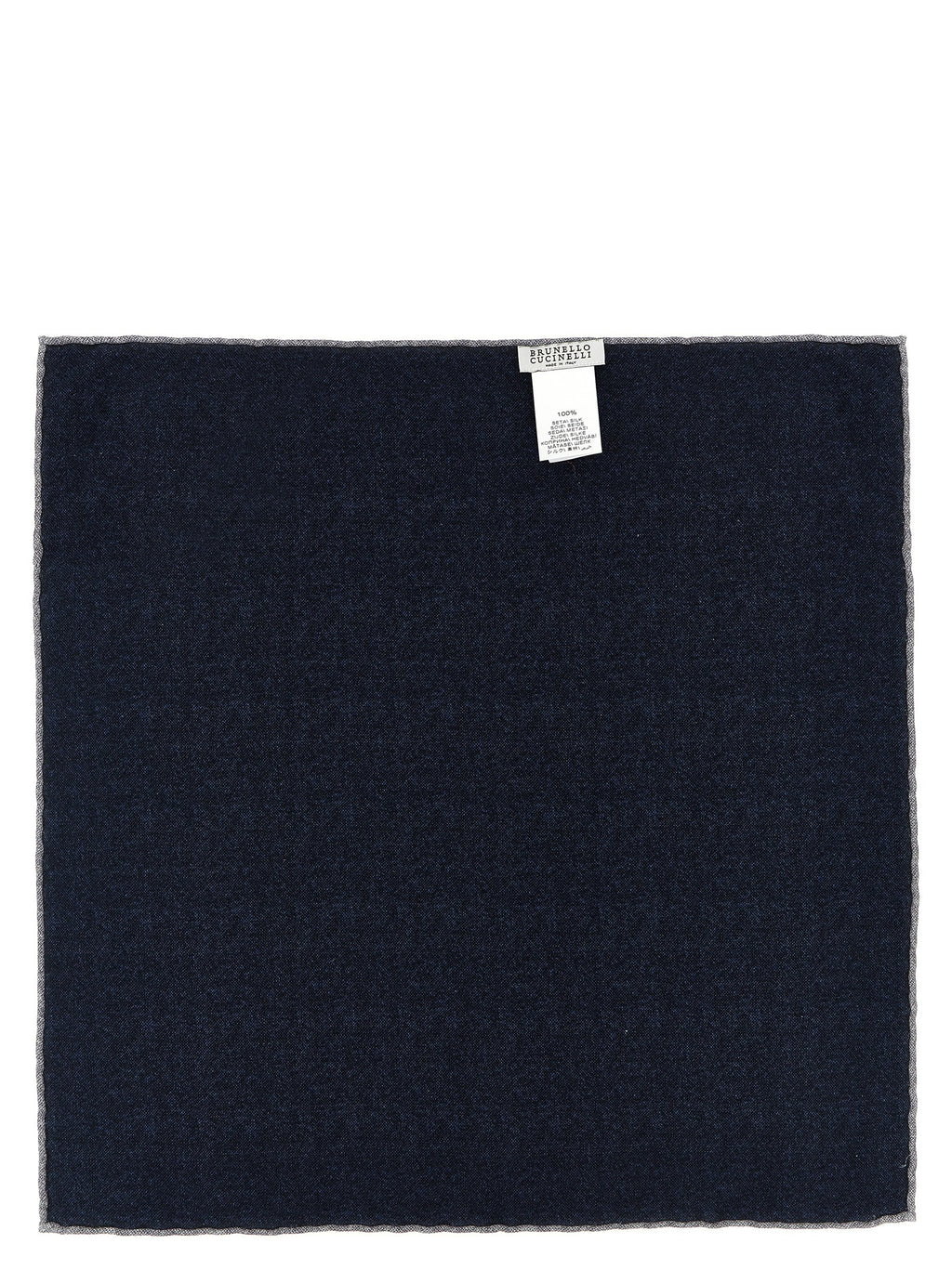 Blue Silk Pocket Square