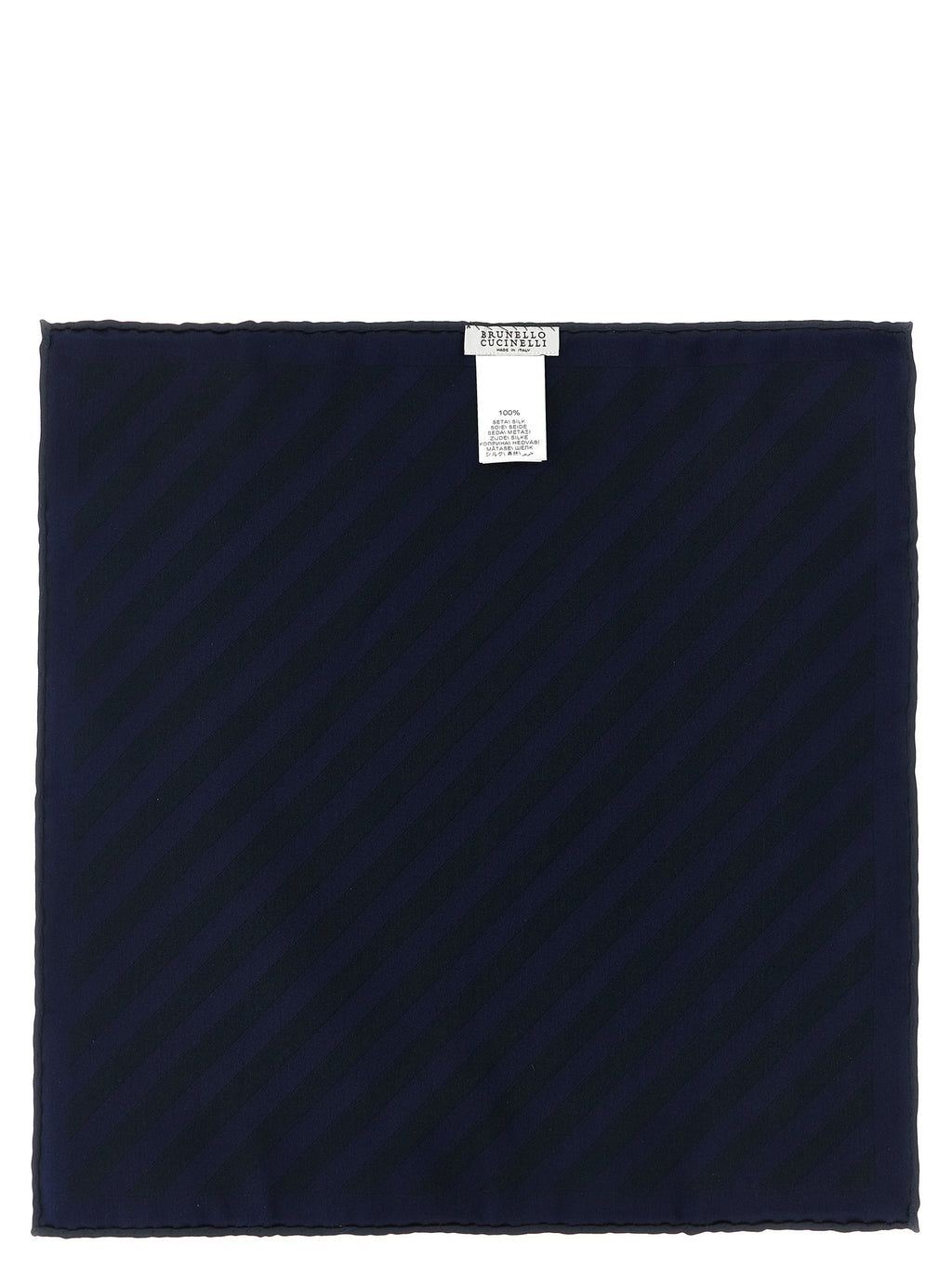 Blue Silk Pocket Square
