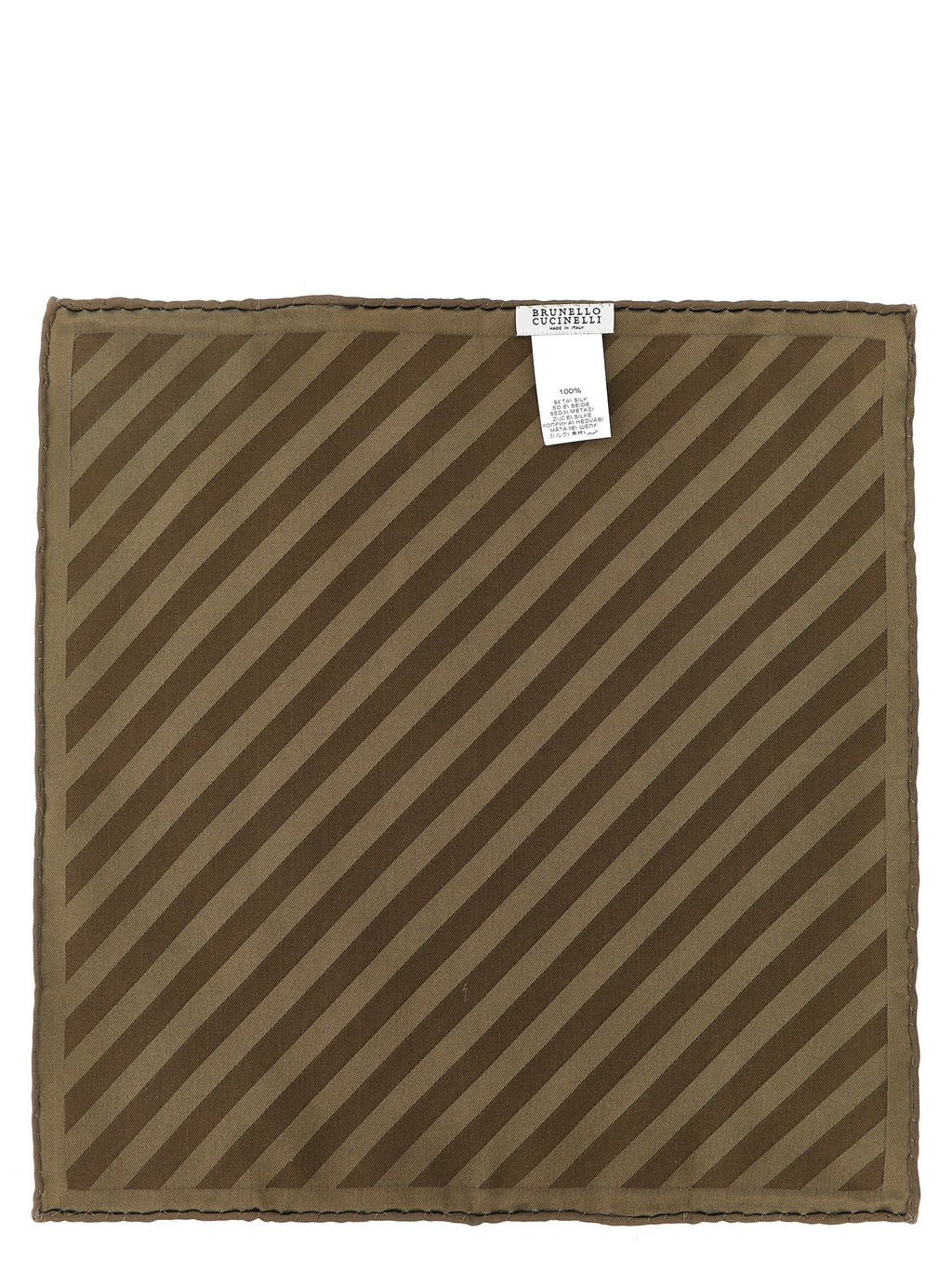 Brown Silk Foulard