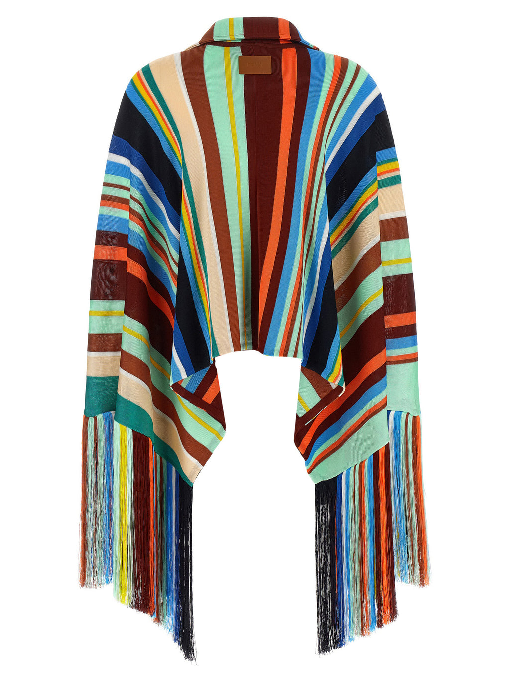 Multicolor Viscose Coat