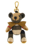 Beige Cashmere Keychain