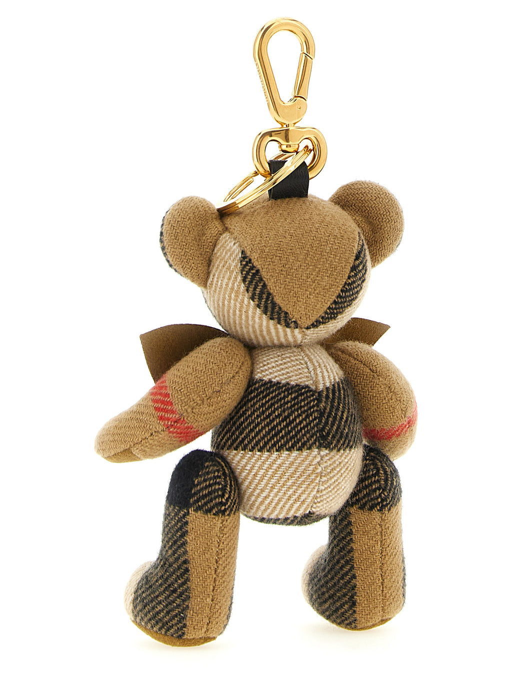Beige Cashmere Keychain