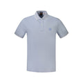 Azure Cotton Men's Polo Shirt