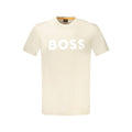 Beige Cotton Men's T-Shirt