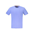 Blue Cotton Men's T-Shirt