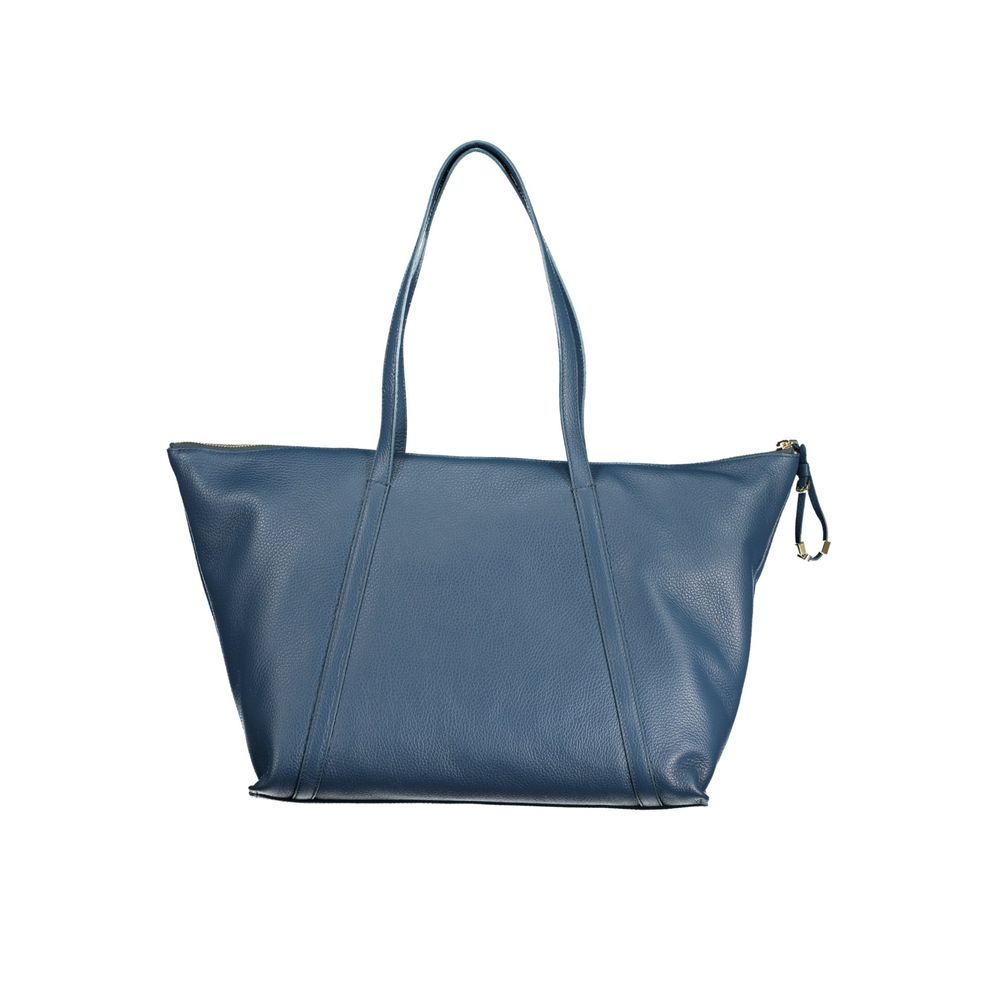 Blue Leather Women's Bag