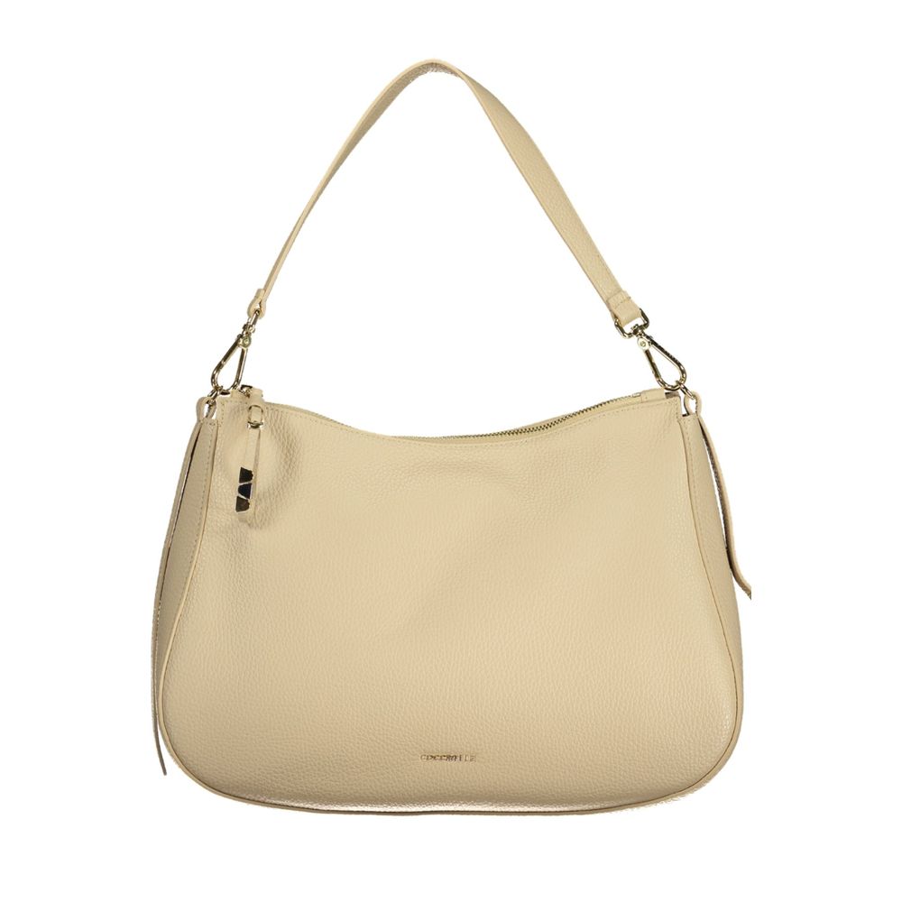 Beige Leather Women's Bag