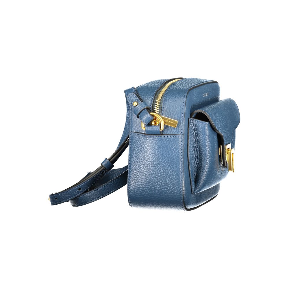 Blue Leather Womens Bag