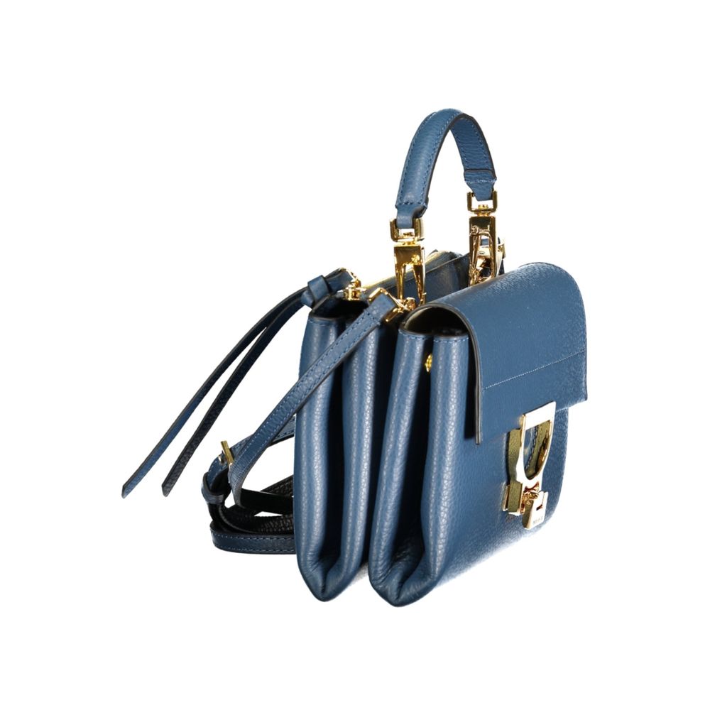 Blue Leather Women's Bag